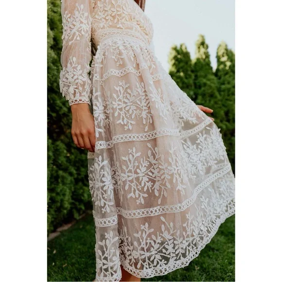 Ivy City Co Sicily Dress 3x Champagne Lining - Picture 5 of 5